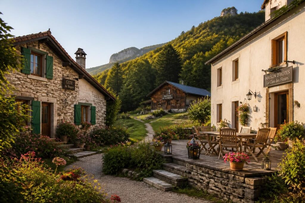 découvrez les meilleurs endroits pour dormir dans l'ain : gîtes confortables, charmantes chambres d'hôtes et refuges accueillants dans le magnifique bugey.