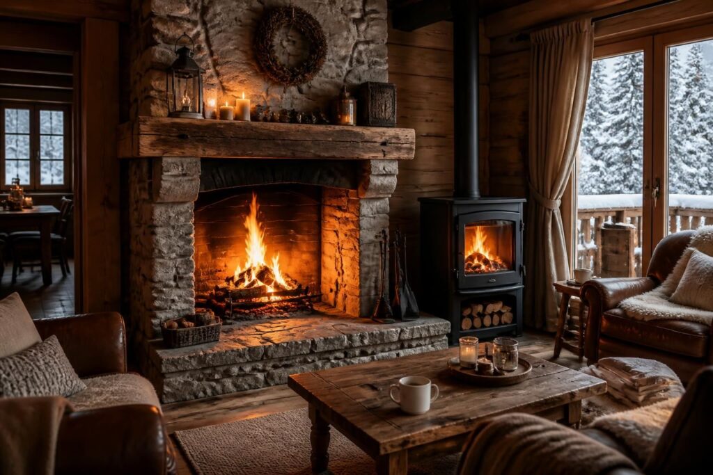 découvrez comment bien chauffer votre chalet au bois en choisissant entre un poêle ou une cheminée, pour un confort optimal et une ambiance chaleureuse.